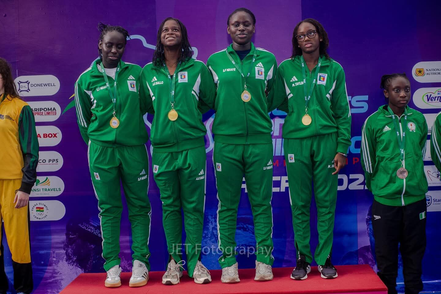 Championnats d’Afrique Junior : Résultats de l’équipe nationale de natation du Sénégal